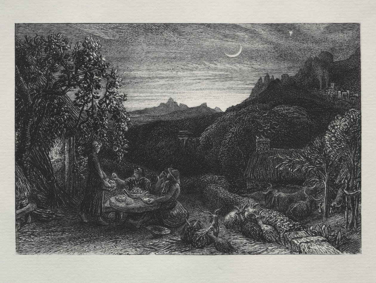 The Homeward Star av Samuel Palmer