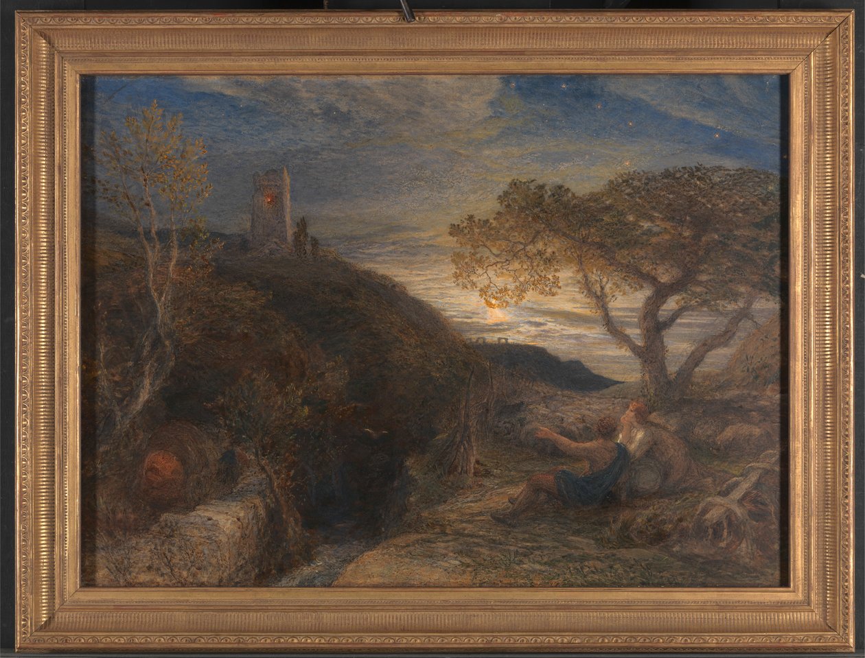 Det ensomme tårnet av Samuel Palmer