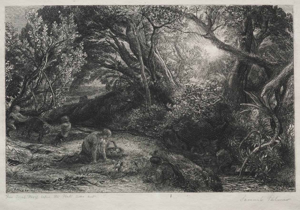 Livets morgen, 1860-1861. av Samuel Palmer