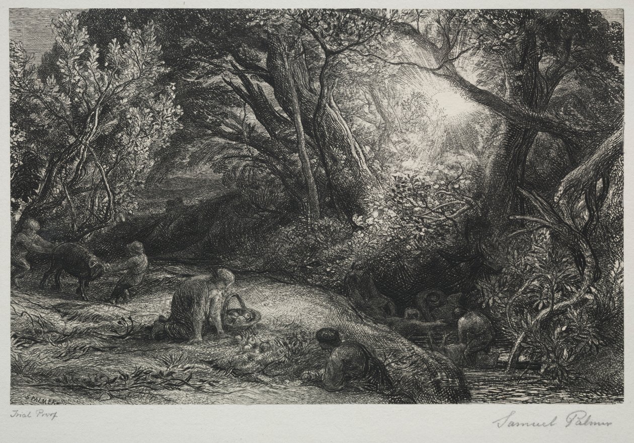 Livets morgen, 1860-1861. av Samuel Palmer