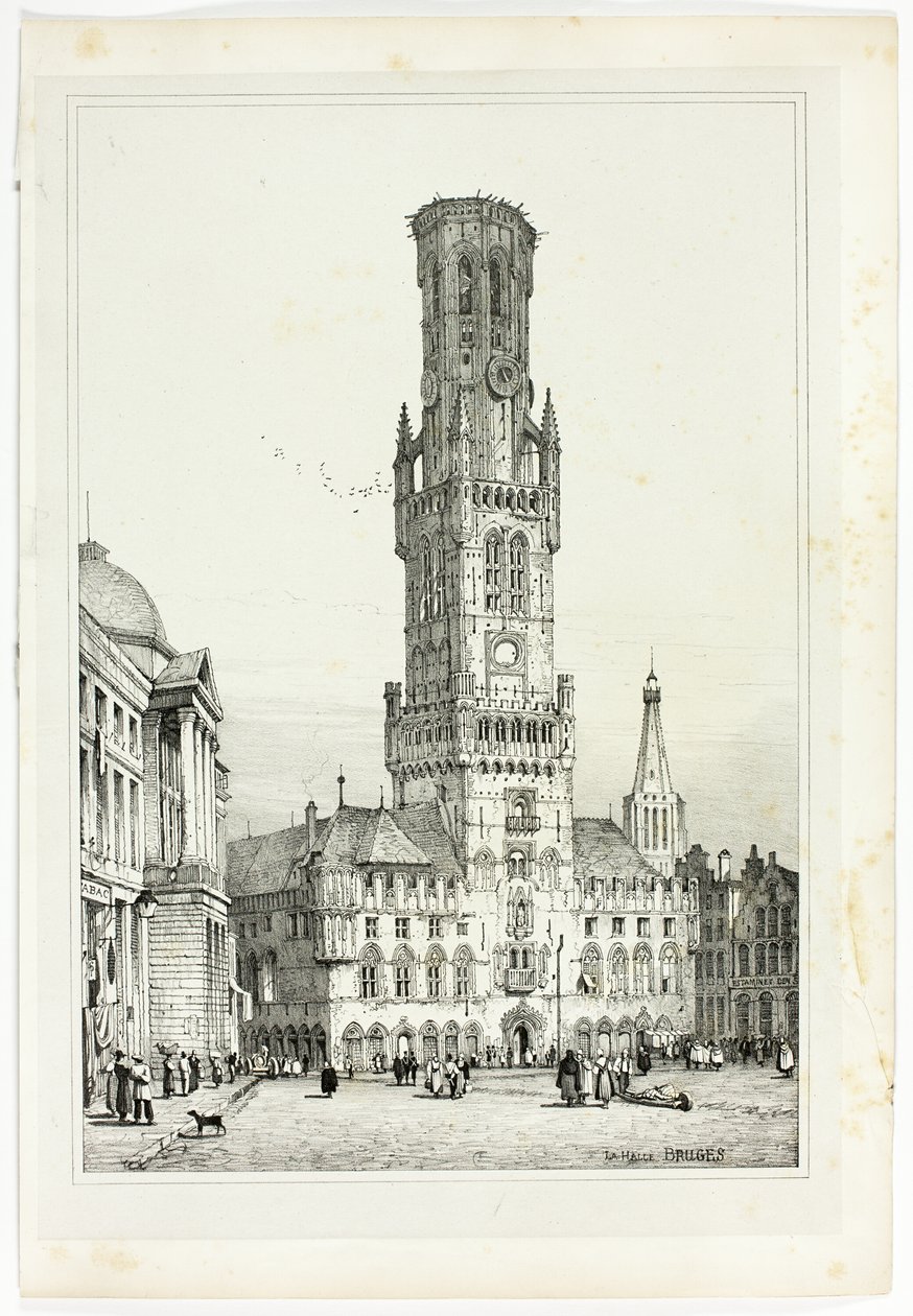 La Halle, Brugge av Samuel Prout
