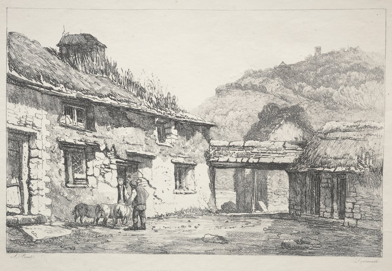 Lynmouth av Samuel Prout