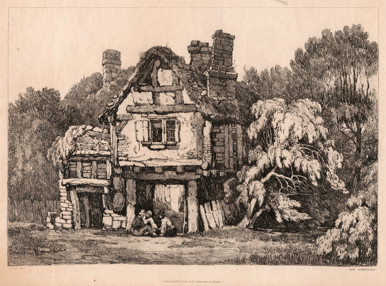 Nær Ashbourn av Samuel Prout