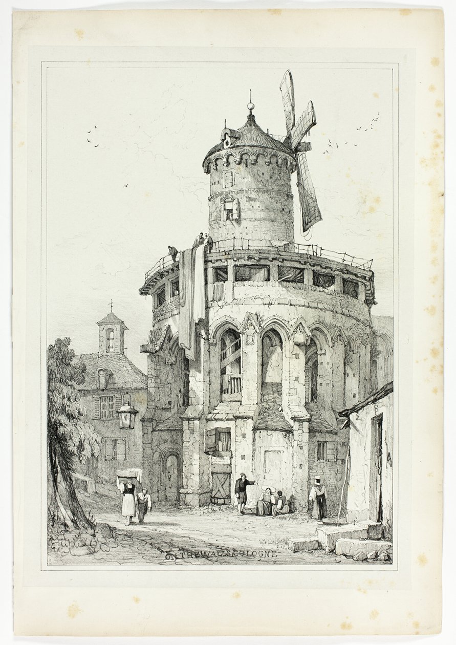 På murene, Köln av Samuel Prout