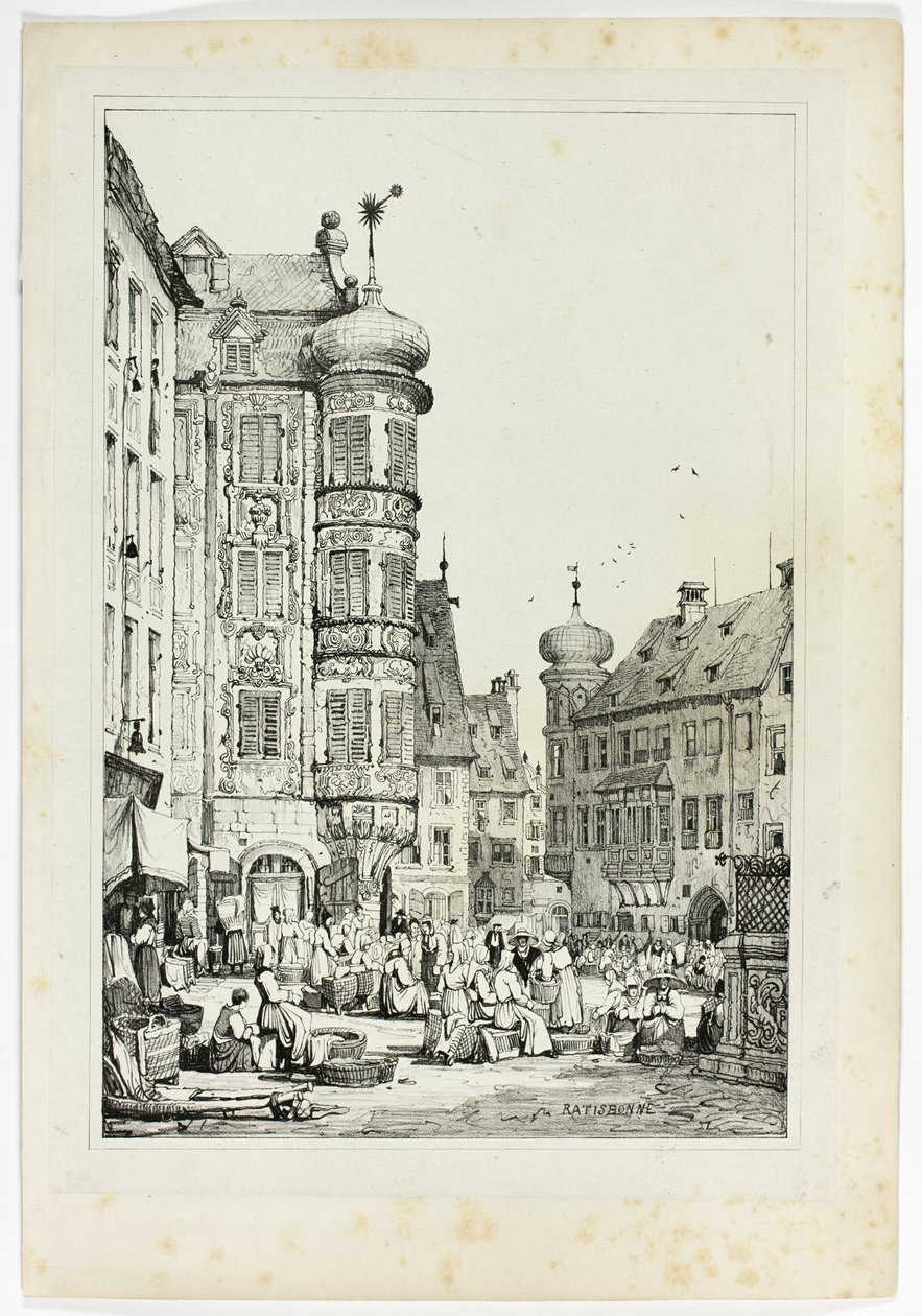 Regensburg av Samuel Prout