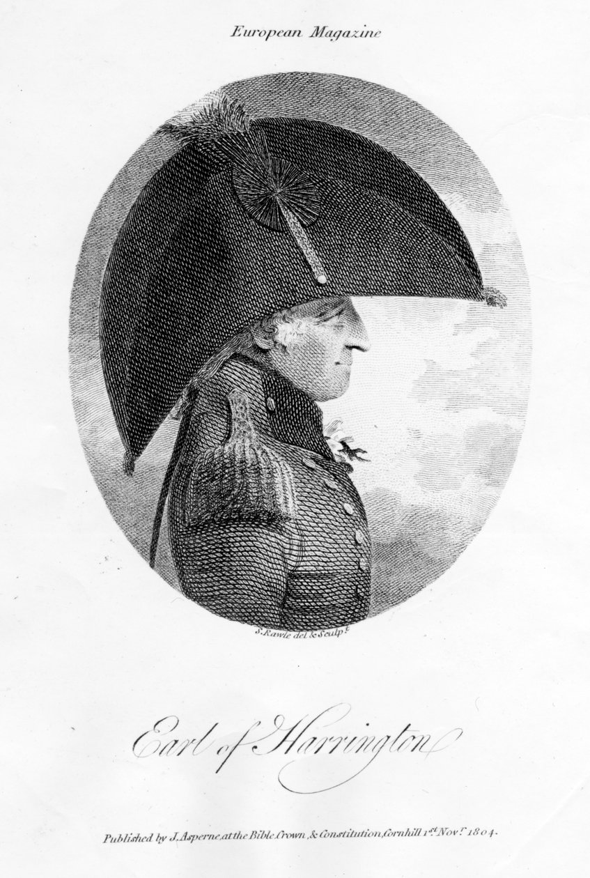 Charles Stanhope, 3. jarl av Harrington, 1804 av Samuel Rawle