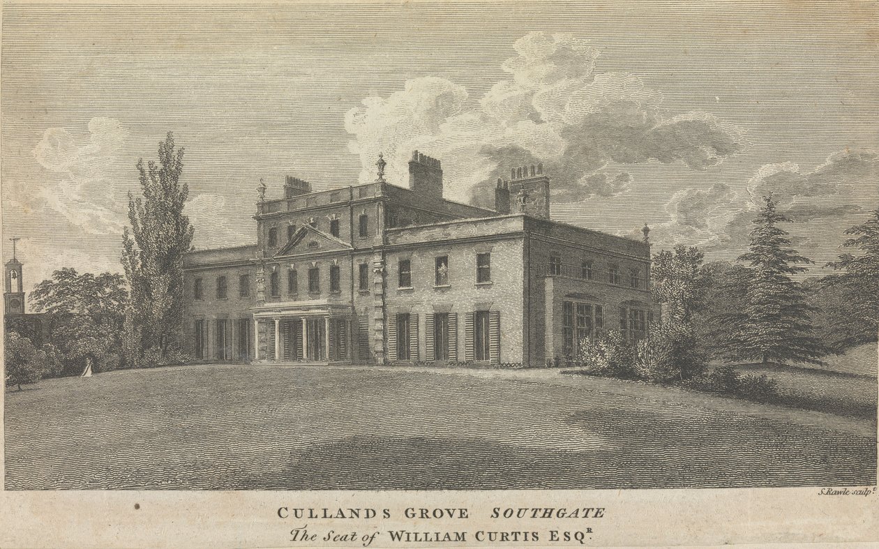 Cullands Grove Southgate, setet til William Curtis, Esquire; side 83 (bind 1) av Samuel Rawle