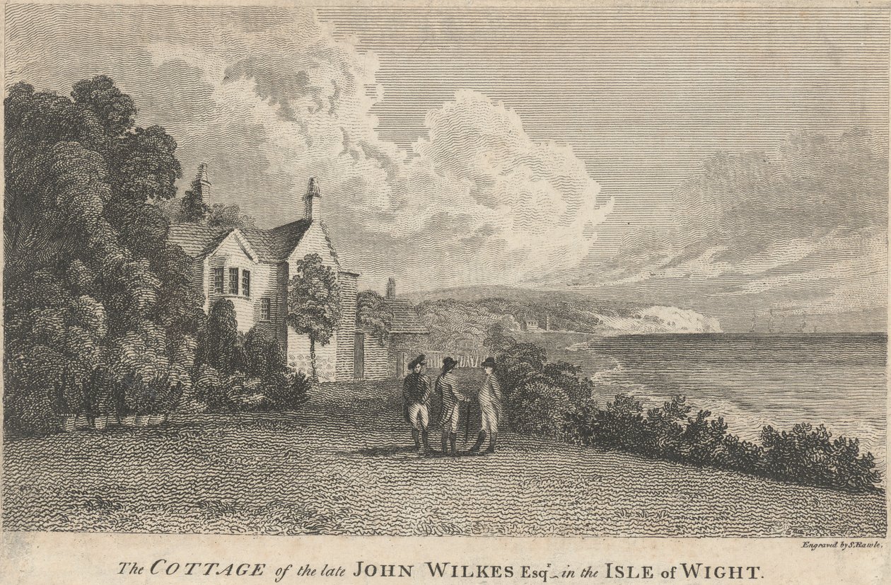 Hytta til avdøde John Wilkes, Esquire, på Isle of Wight; side 94 (bind tre) av Samuel Rawle