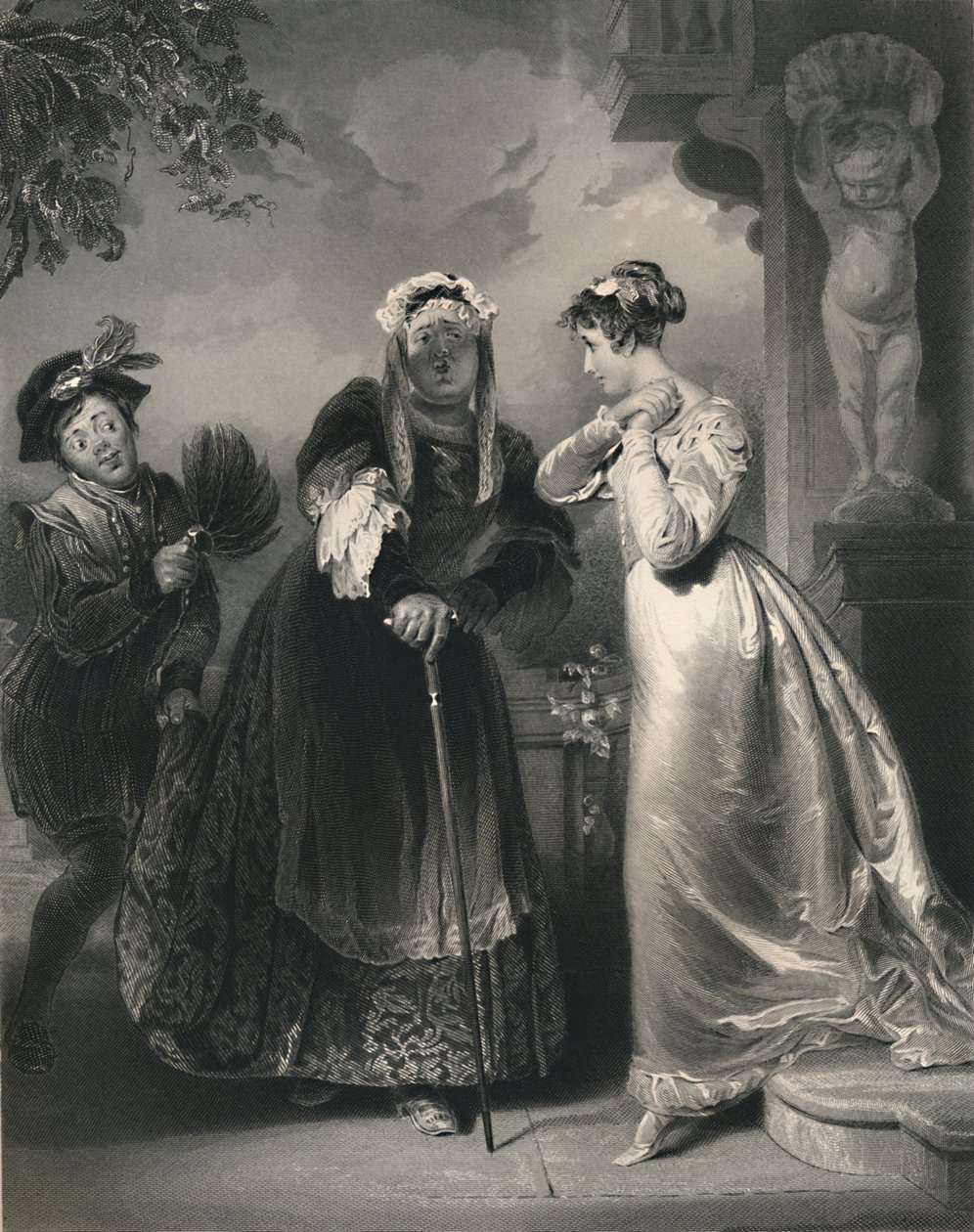 Juliet og sykepleieren Romeo og Julie, c1870 av Samuel Sangster