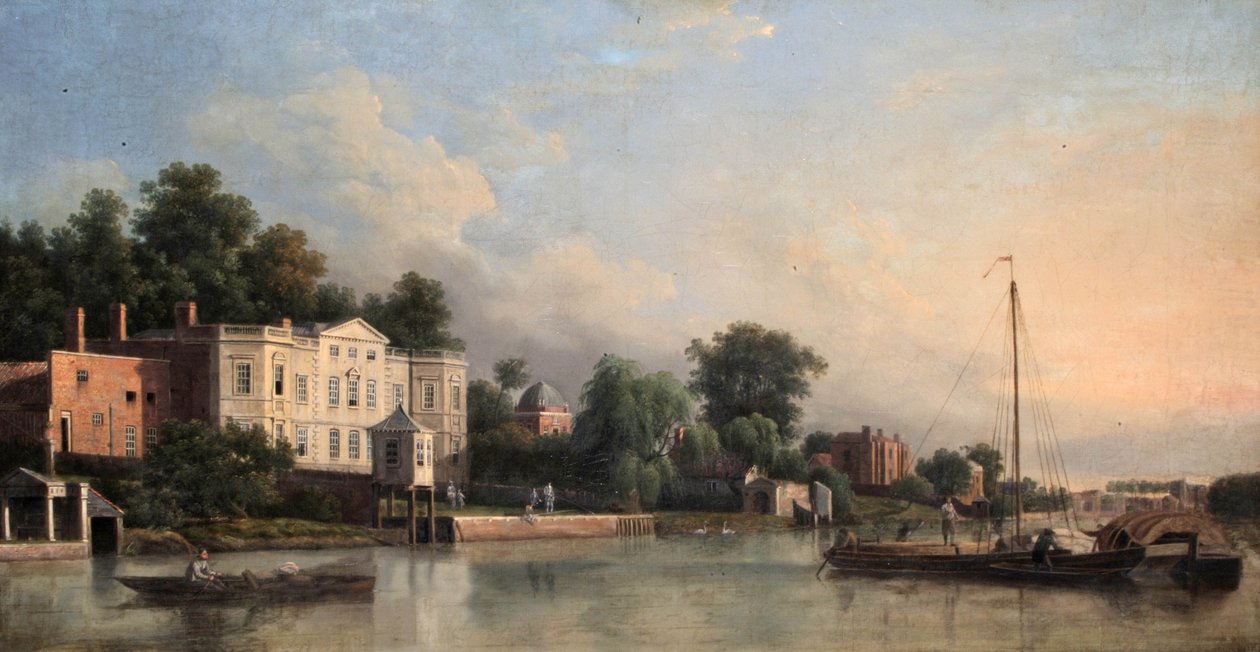 A View of Popes Villa, Twickenham, Middlesex, ca. 1760 av Samuel Scott