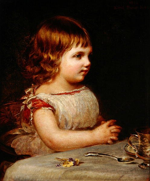 Portrett av Ethel Marion Sidley, kunstnerens datter av Samuel Sidley