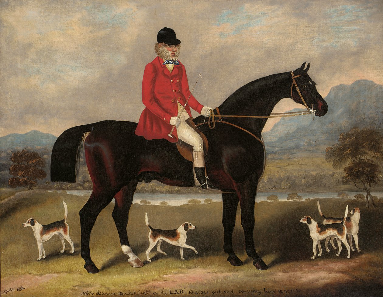 John Dawson Duckett on Lad, 1856 av Samuel Spode