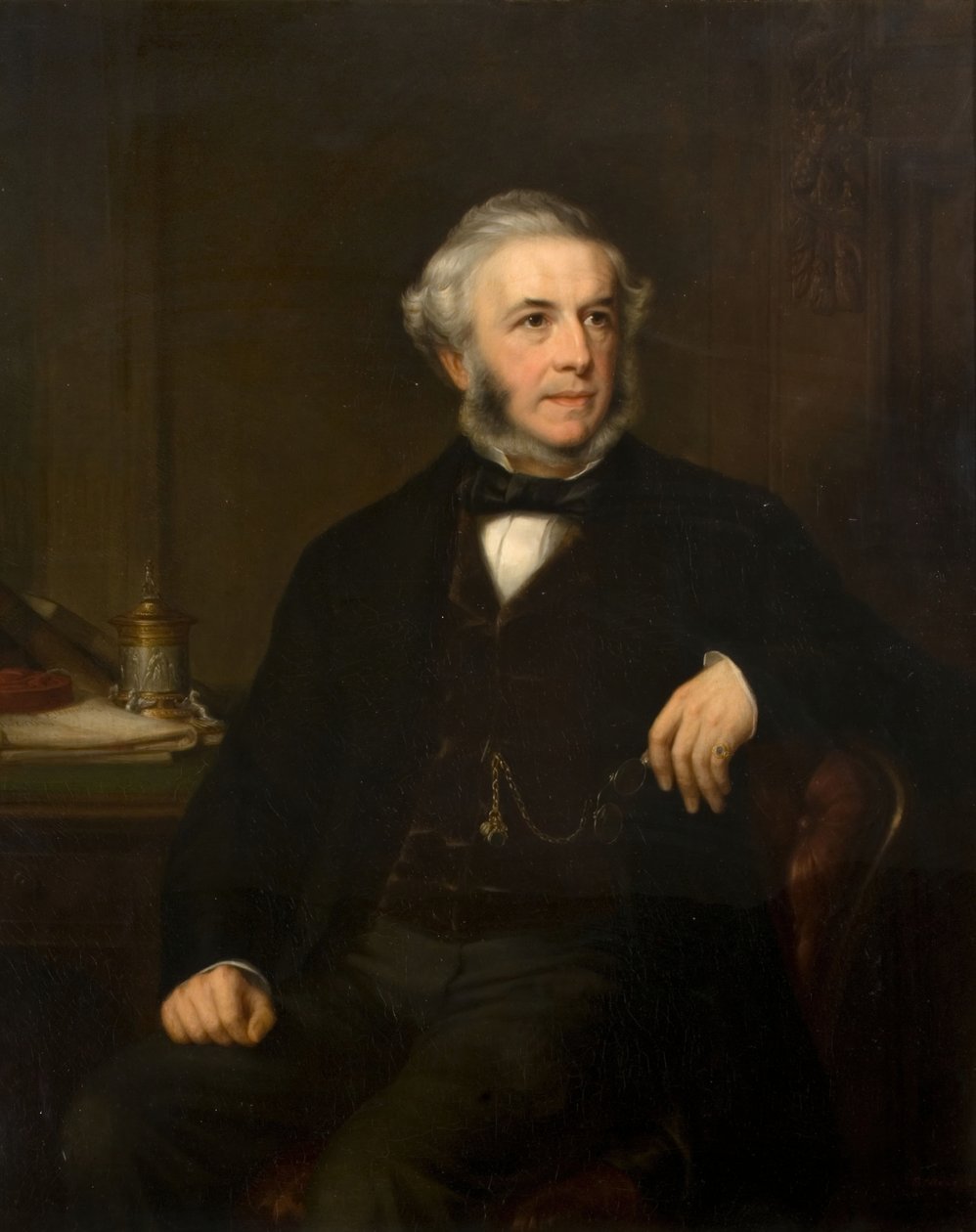 Portrett av George Richards Elkington 1800-1865, 1865. av Samuel West