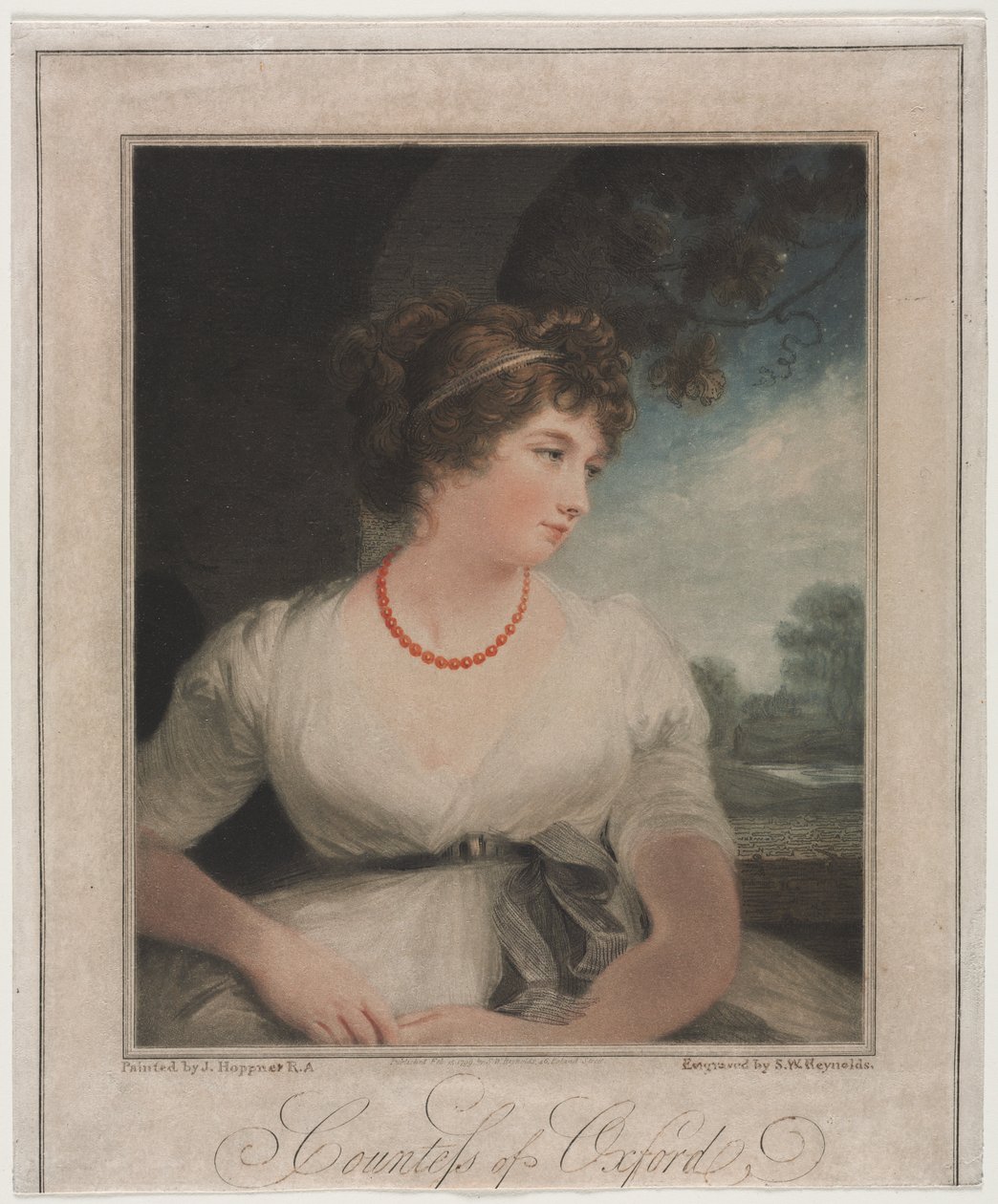 Grevinnen av Oxford av Samuel William I Reynolds