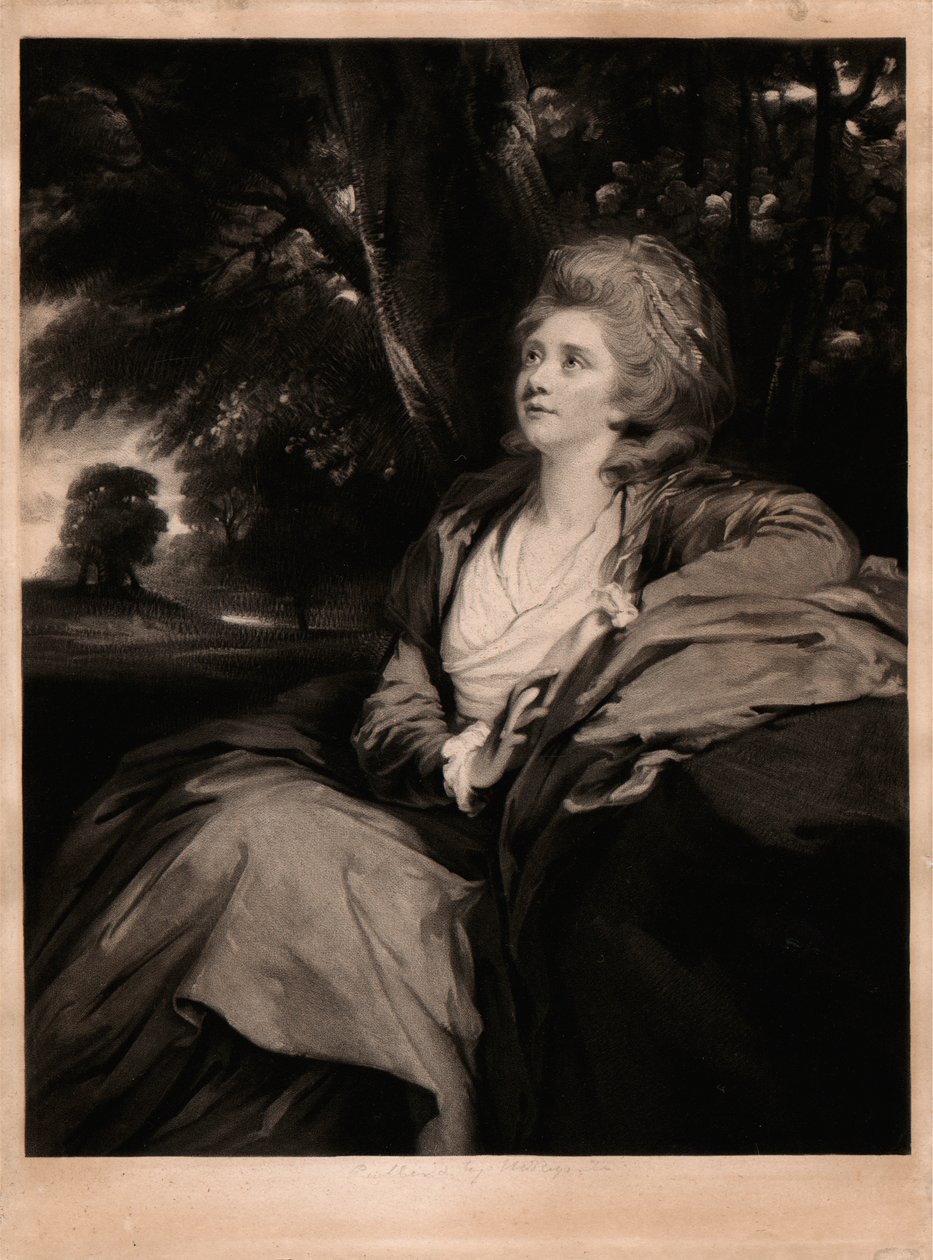 Mary grevinne Harcourt av Samuel William Reynolds