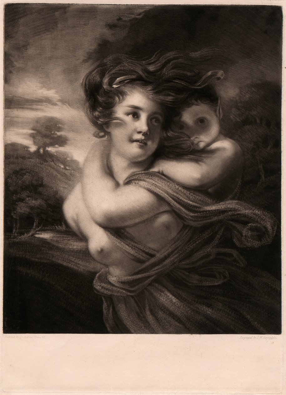 Frøken Emma Hart (etterpå Lady Hamilton) som Bacchante av Samuel William Reynolds
