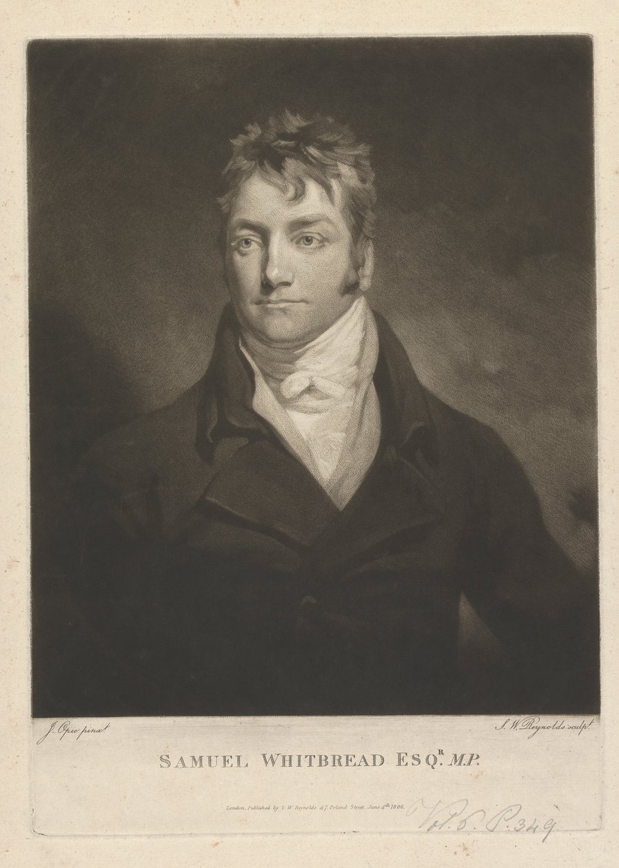 Samuel Whitbread Esq. av Samuel William Reynolds