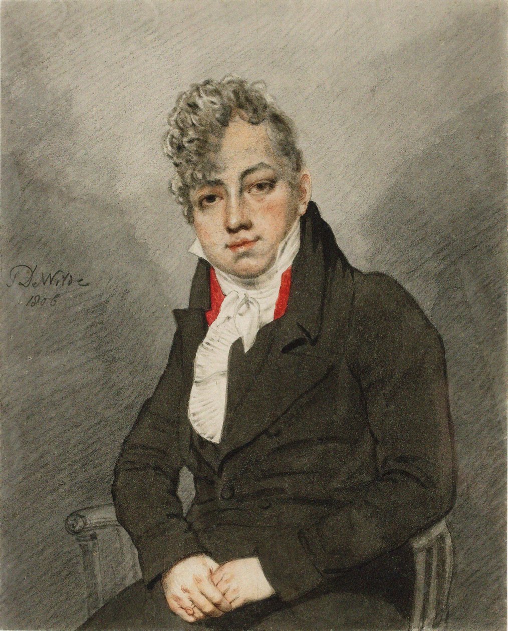 Portrett av Theodore Edward Hook 1788-1841, 1806. av Samuel de Wilde