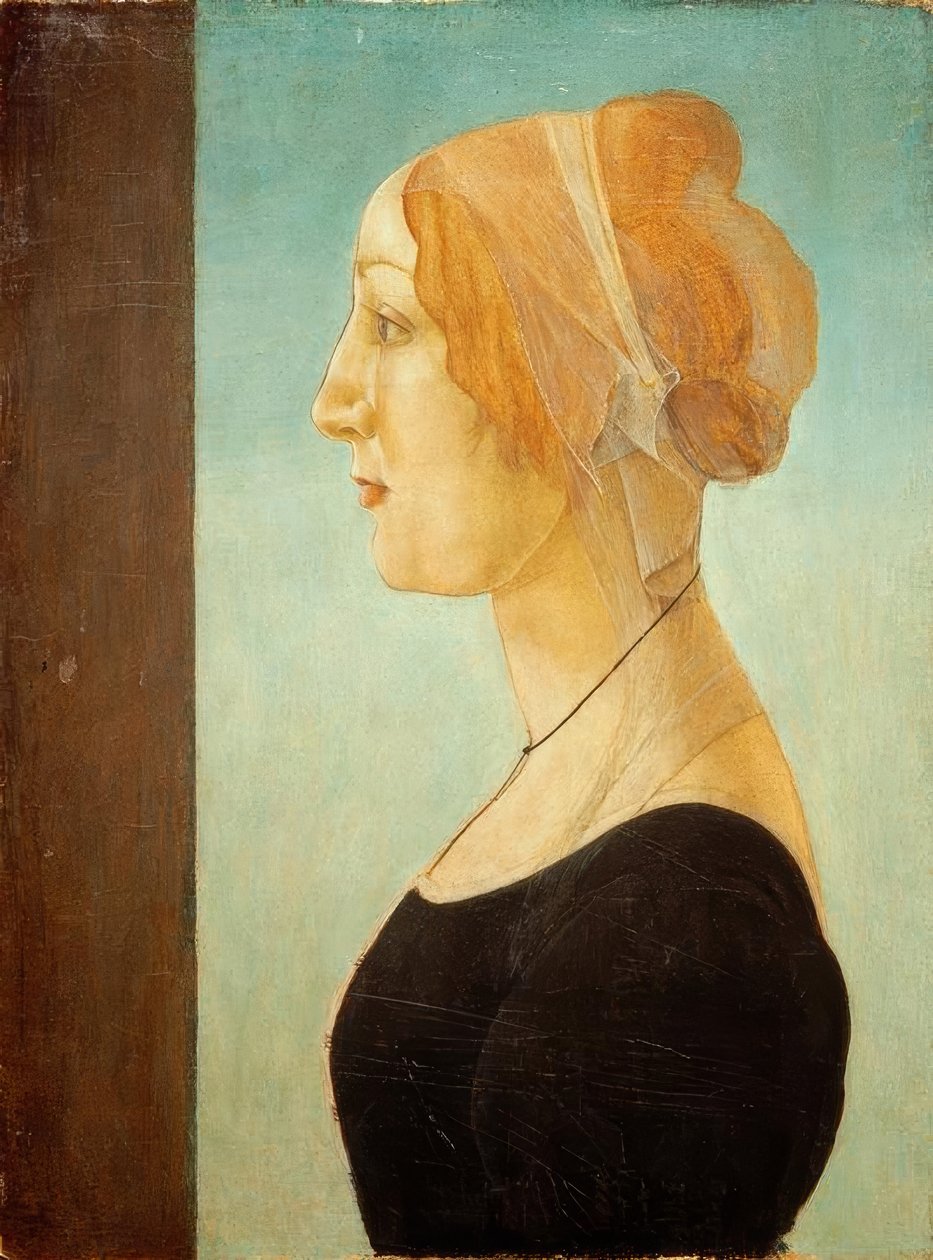 Portrett av en kvinne av Sandro Botticelli