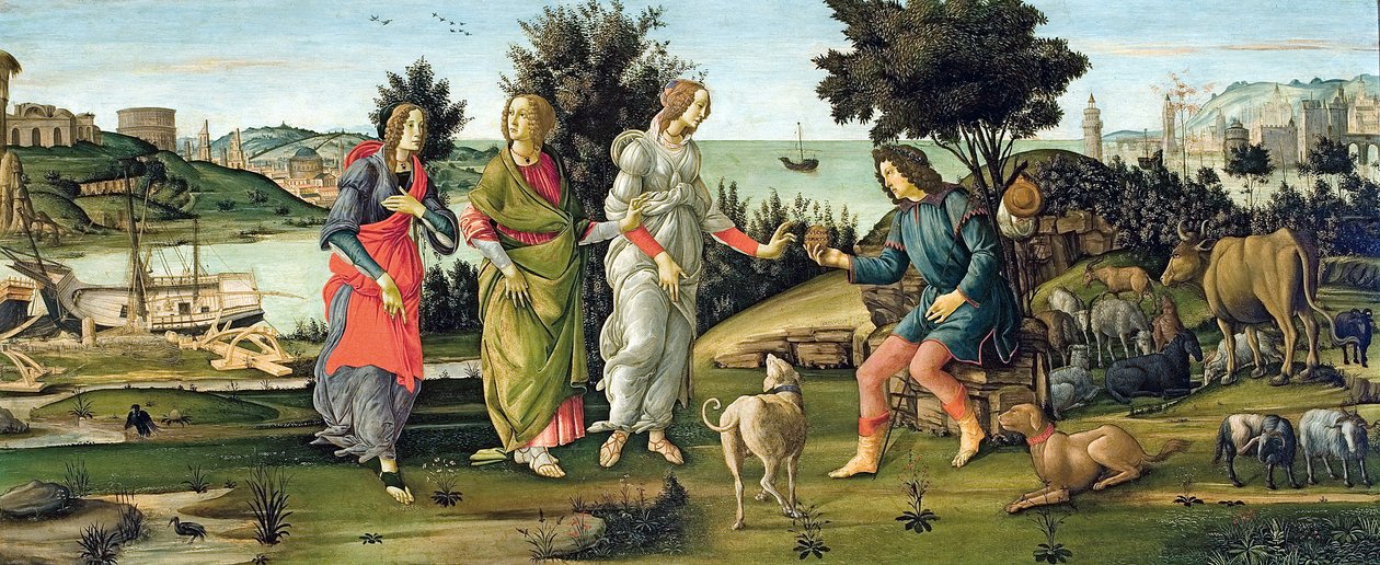 Dommen i Paris av Sandro Botticelli