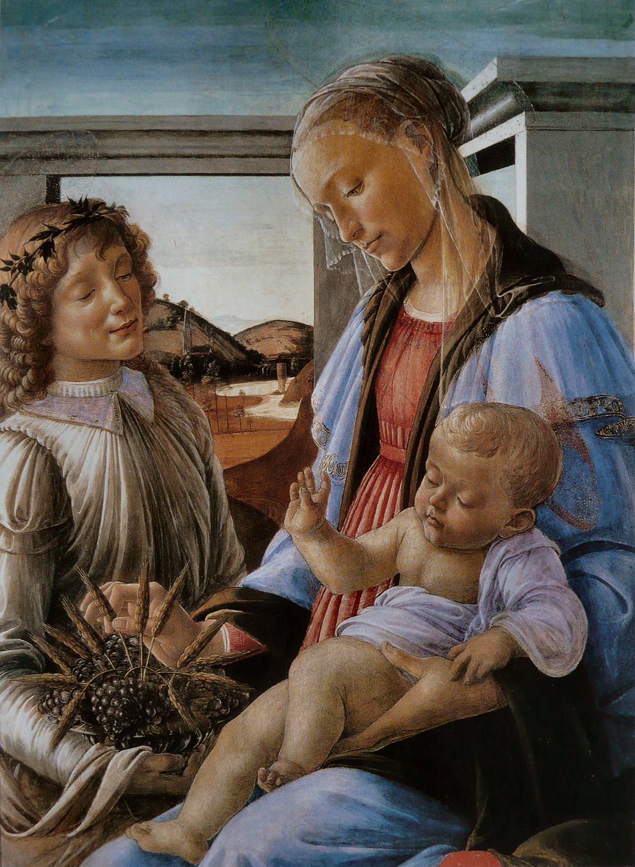 Madone av lEucharistie av Sandro Botticelli