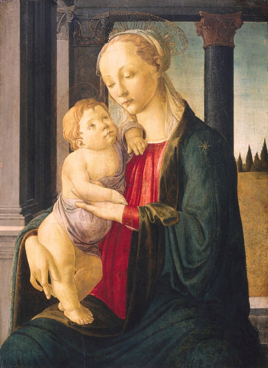 Madonna og barn av Sandro Botticelli