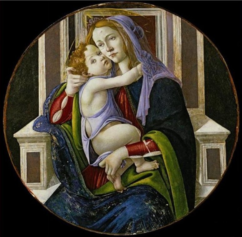 Madonna og Child av Sandro Botticelli