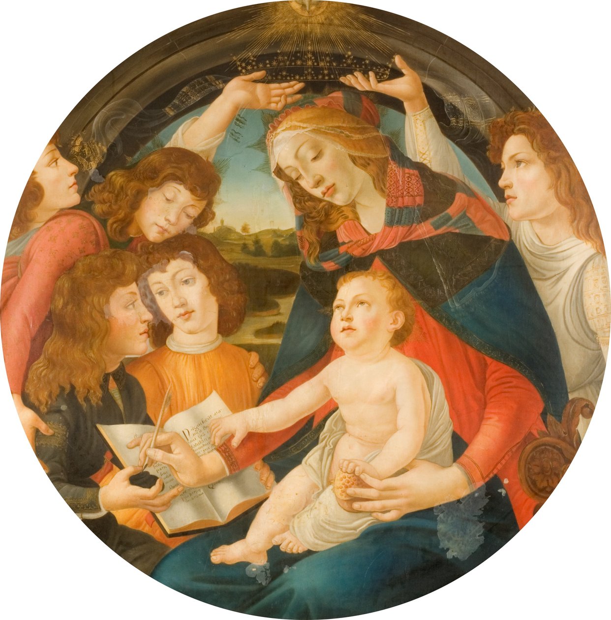 Madonna av Magnificat av Sandro Botticelli