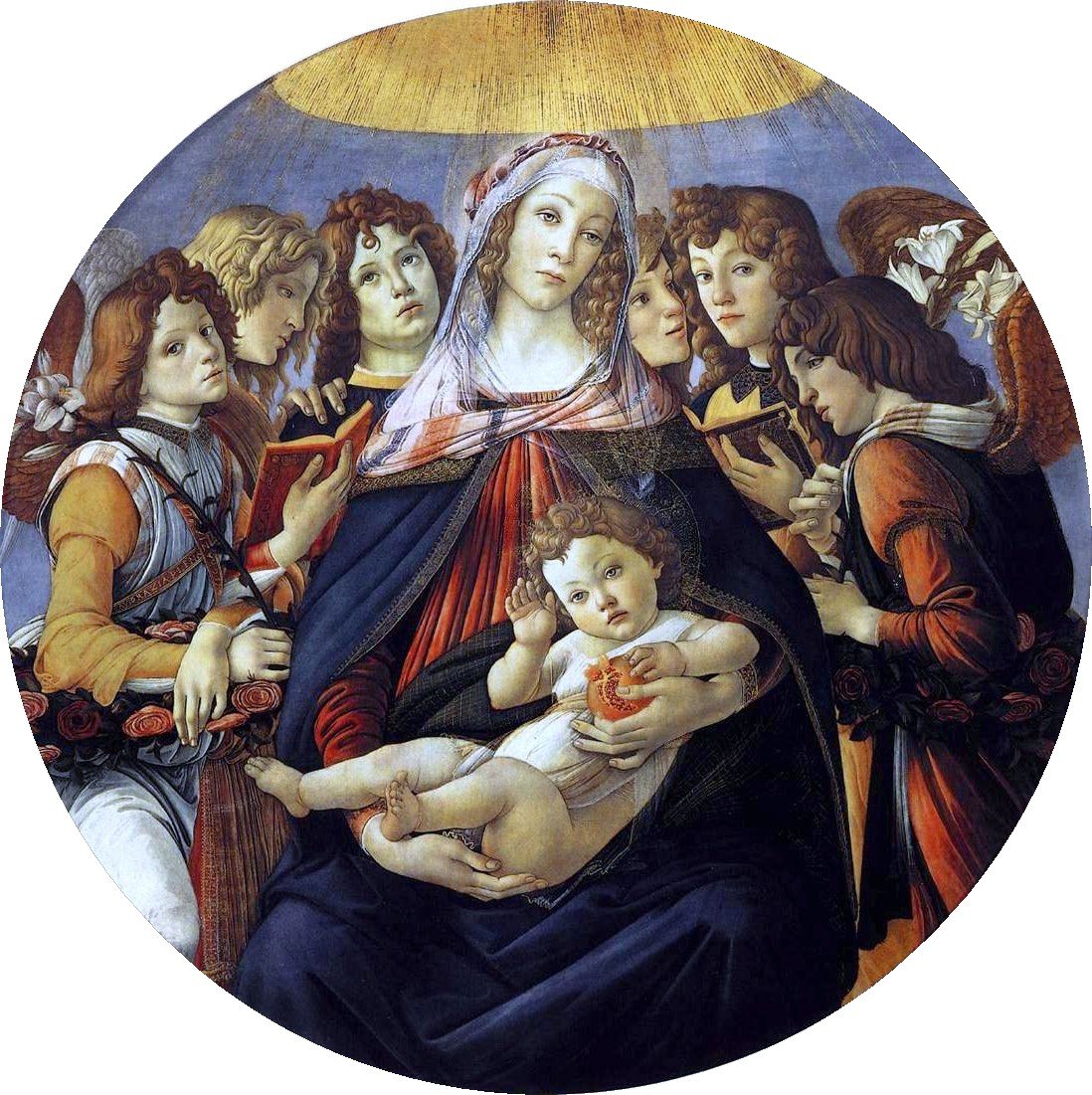 Madonna av granateplet av Sandro Botticelli