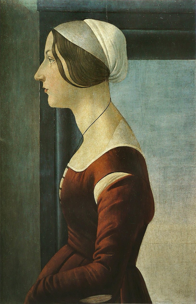 Portrett av en kvinne av Sandro Botticelli