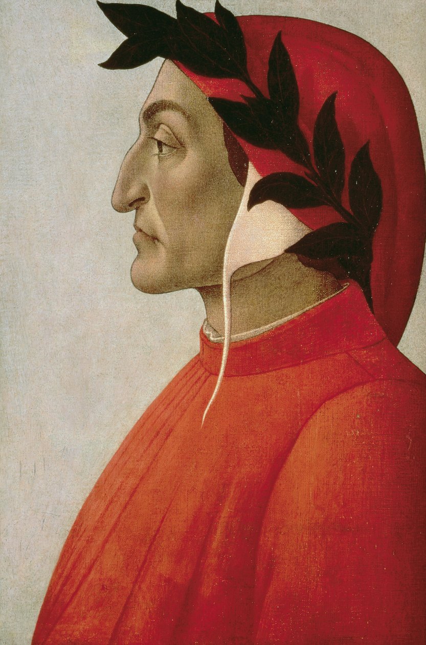 Portrett av Dante av Sandro Botticelli