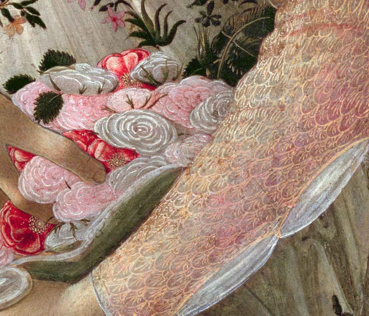 Primavera, ca. 1478, tempera på paneldetalj av 558 av Sandro Botticelli