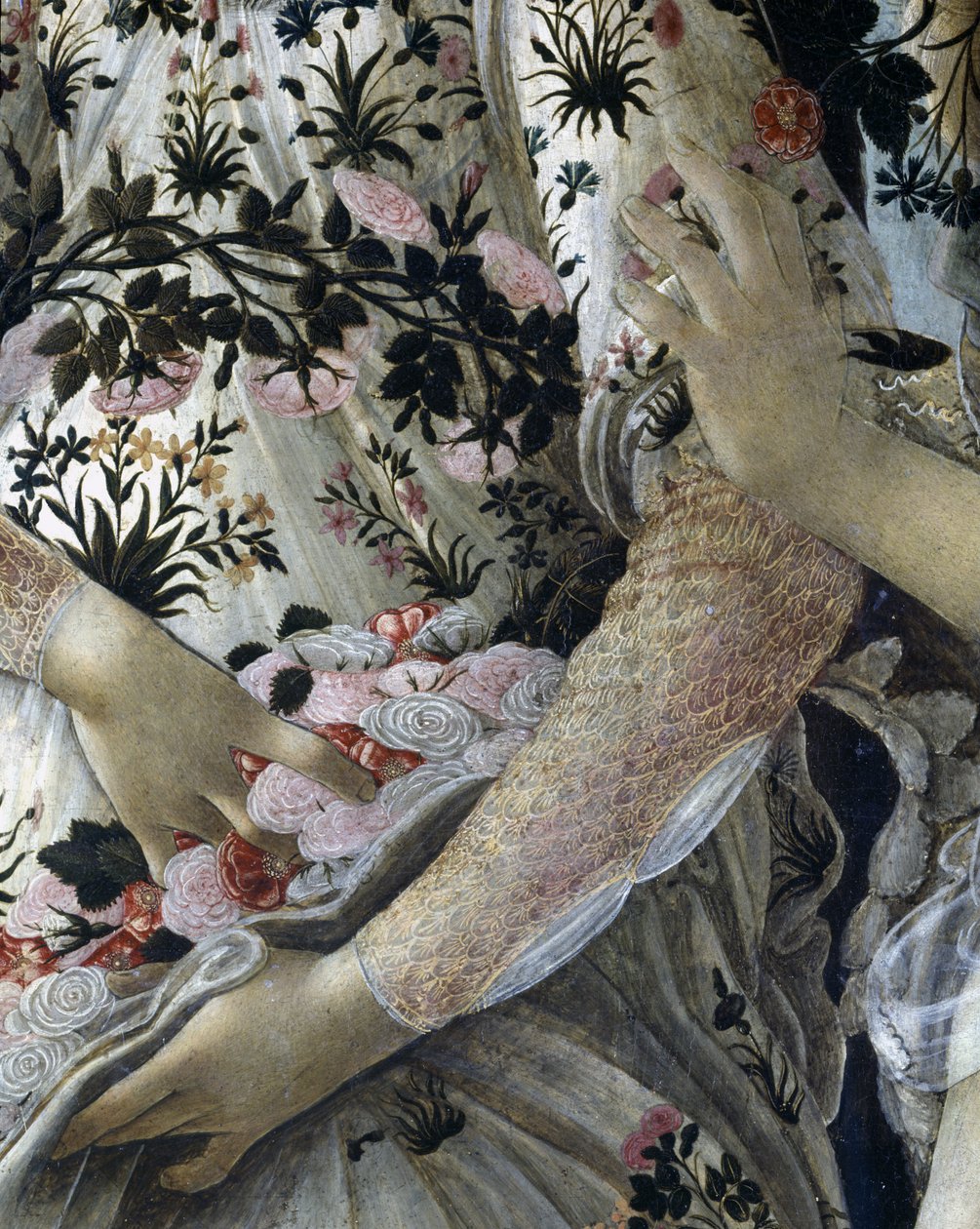 Primavera, ca. 1478, tempera på paneldetalj av 558 av Sandro Botticelli