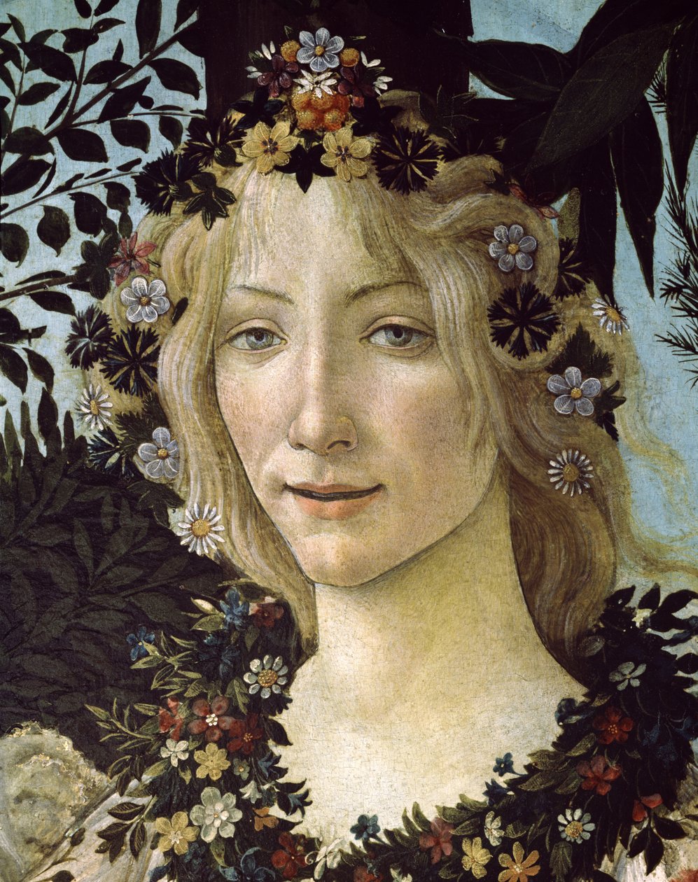 Primavera, ca. 1478, tempera på paneldetalj av 558 av Sandro Botticelli