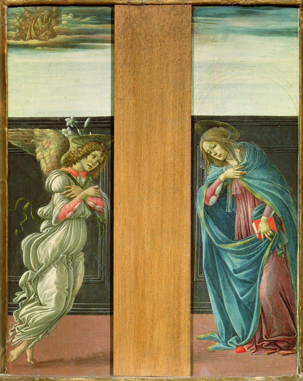 Bebudelsen (tempera på panel) av Sandro Botticelli