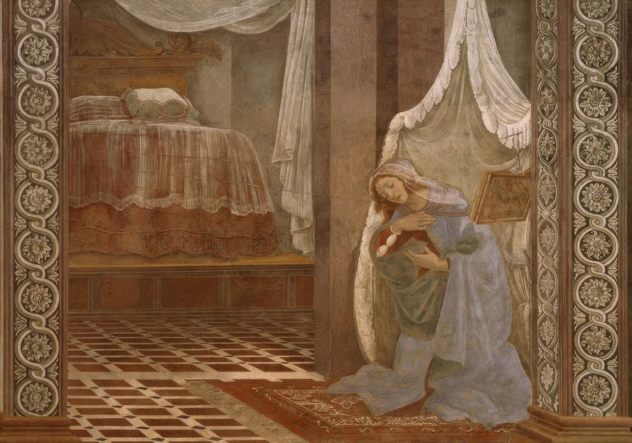 Kunngjøring av S.Martino av Sandro Botticelli