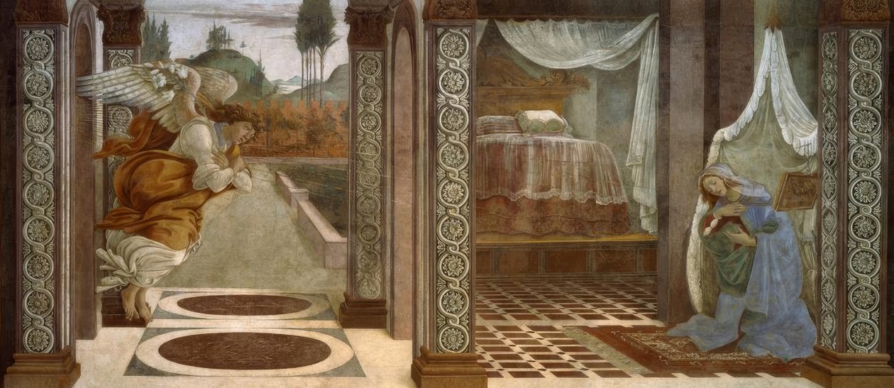 Kunngjøring av S.Martino av Sandro Botticelli