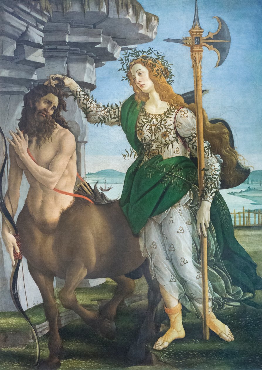 Pallas og kentauren av Sandro Botticelli