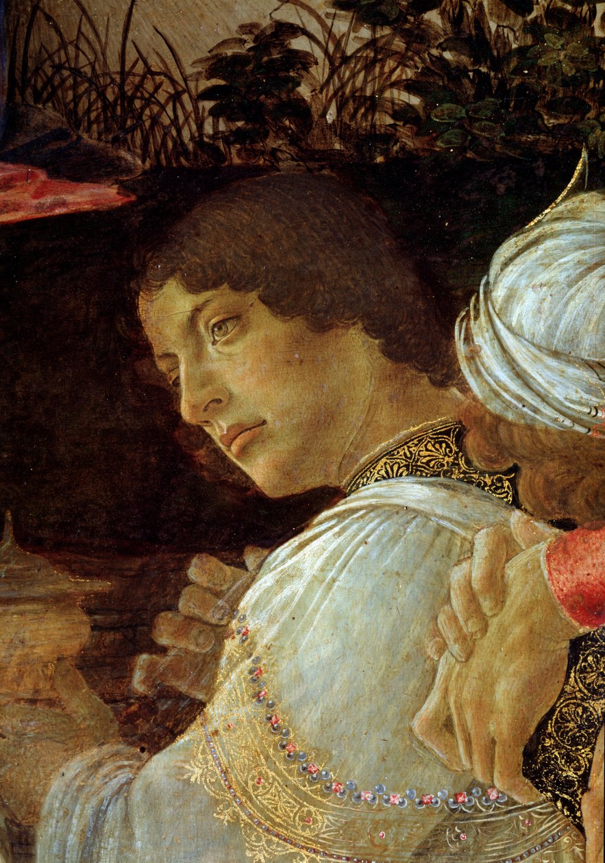 The Adoration of the Magi, detalj av Giuliano de