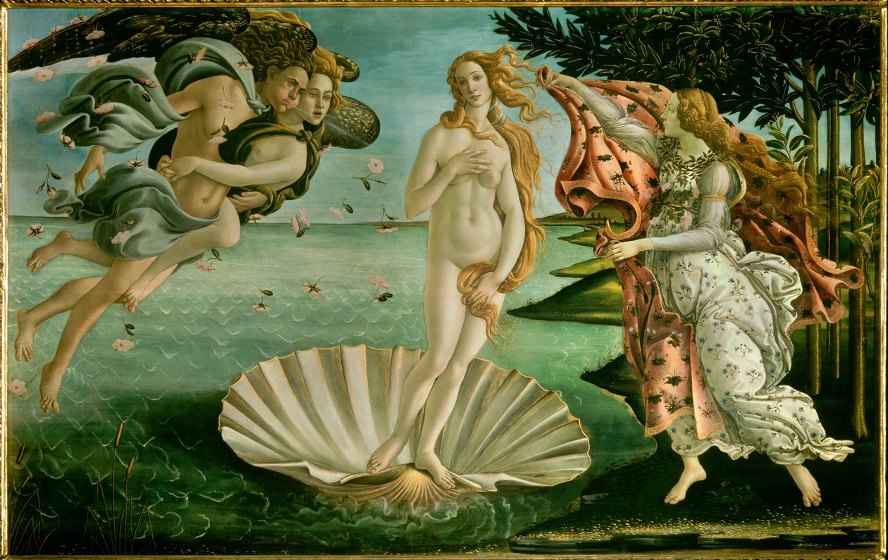Venus' fødsel av Sandro (1444/5 1510) Botticelli