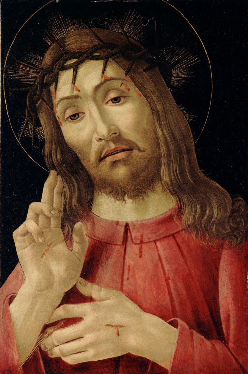 Den oppstandne Kristus, ca. 1480 (maling på trepanel) av Sandro Botticelli