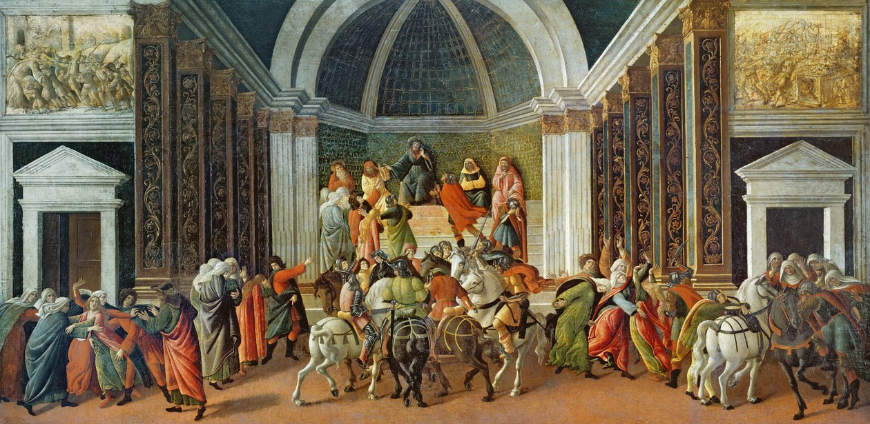 The Story of Virginia, ca. 1500 (tempera på panel) av Sandro Botticelli