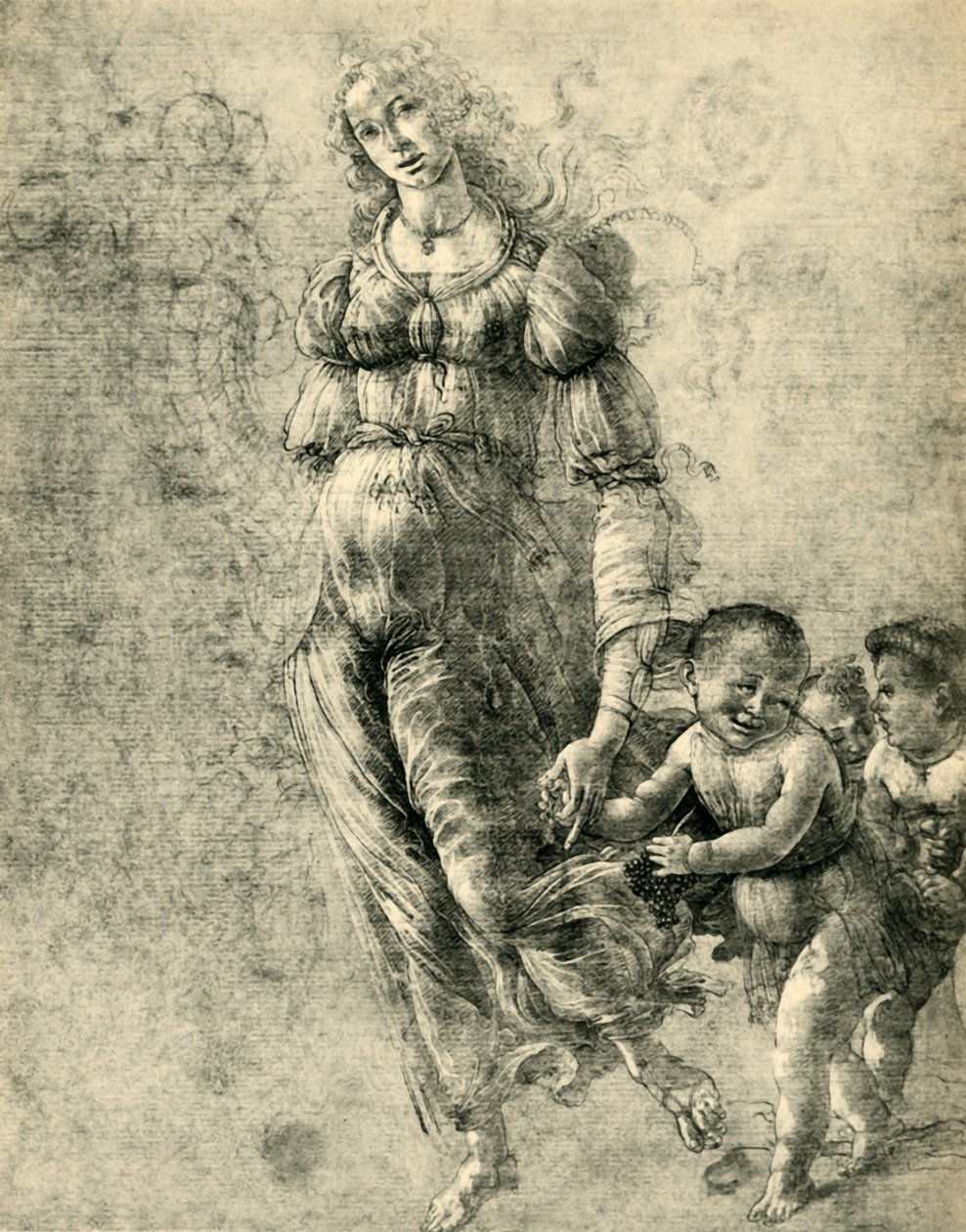 Overflod eller høst, 1480-1485, 1943. av Sandro Botticelli