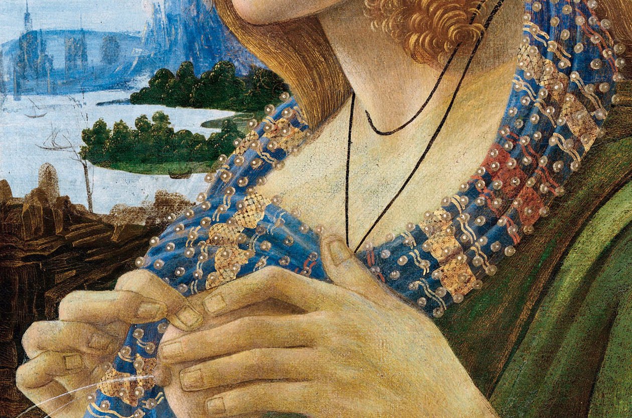 Allegorisk portrett av en kvinne Simonetta Vespucci. Detalj, 1480-1490 av Sandro Botticelli