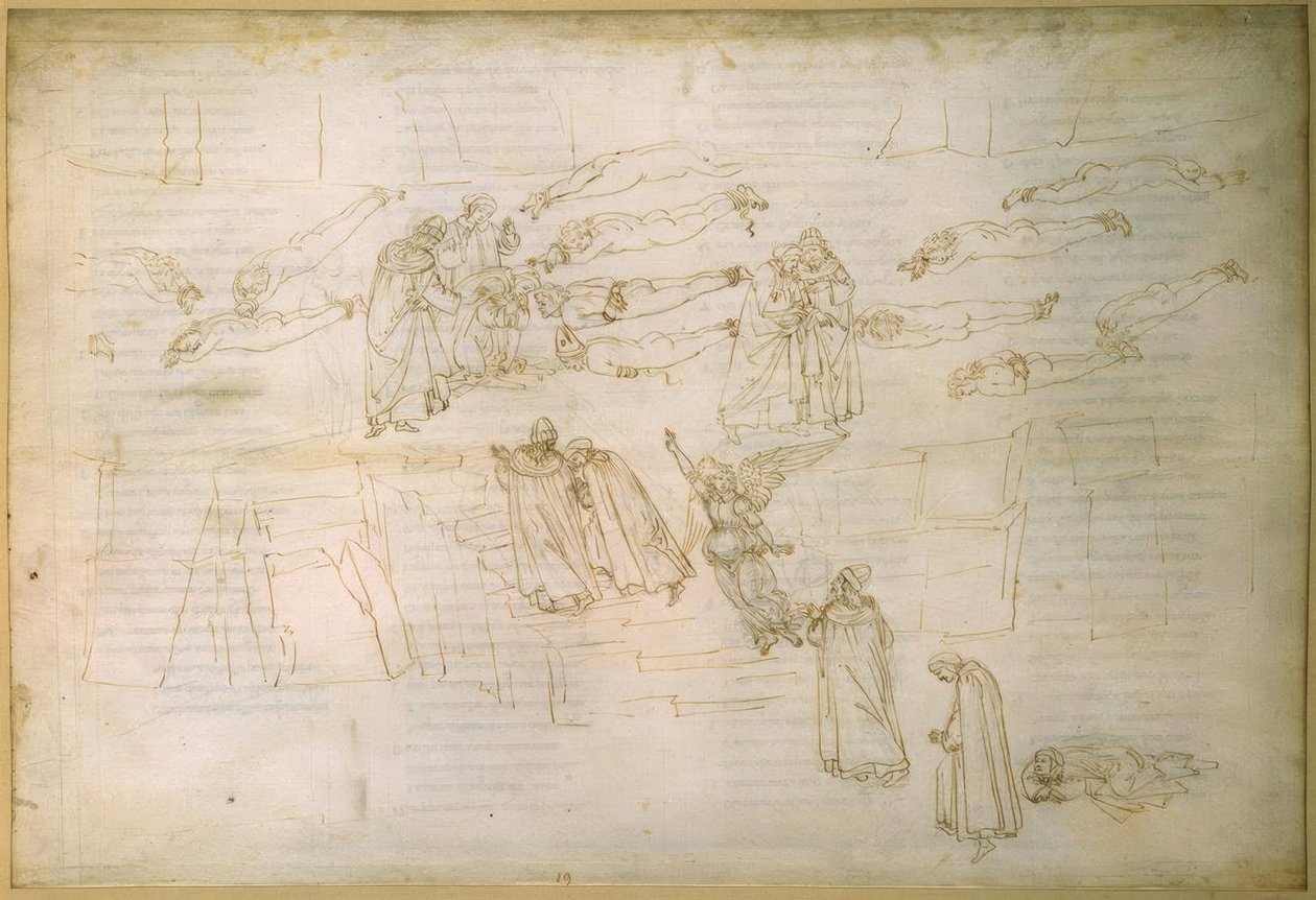 Dantes Sirenatrom,... av Sandro Botticelli