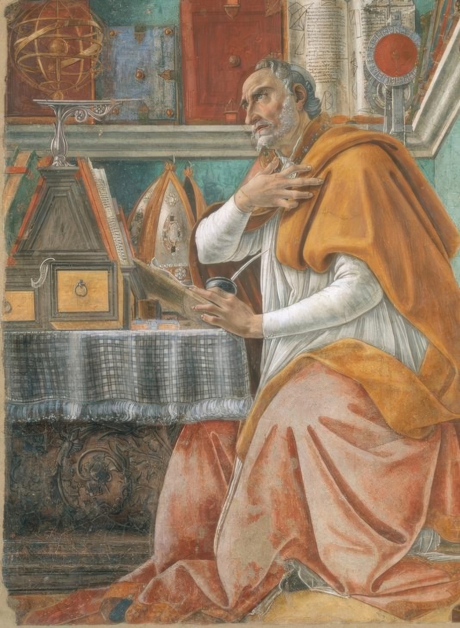 Saint Augustine av Sandro Botticelli
