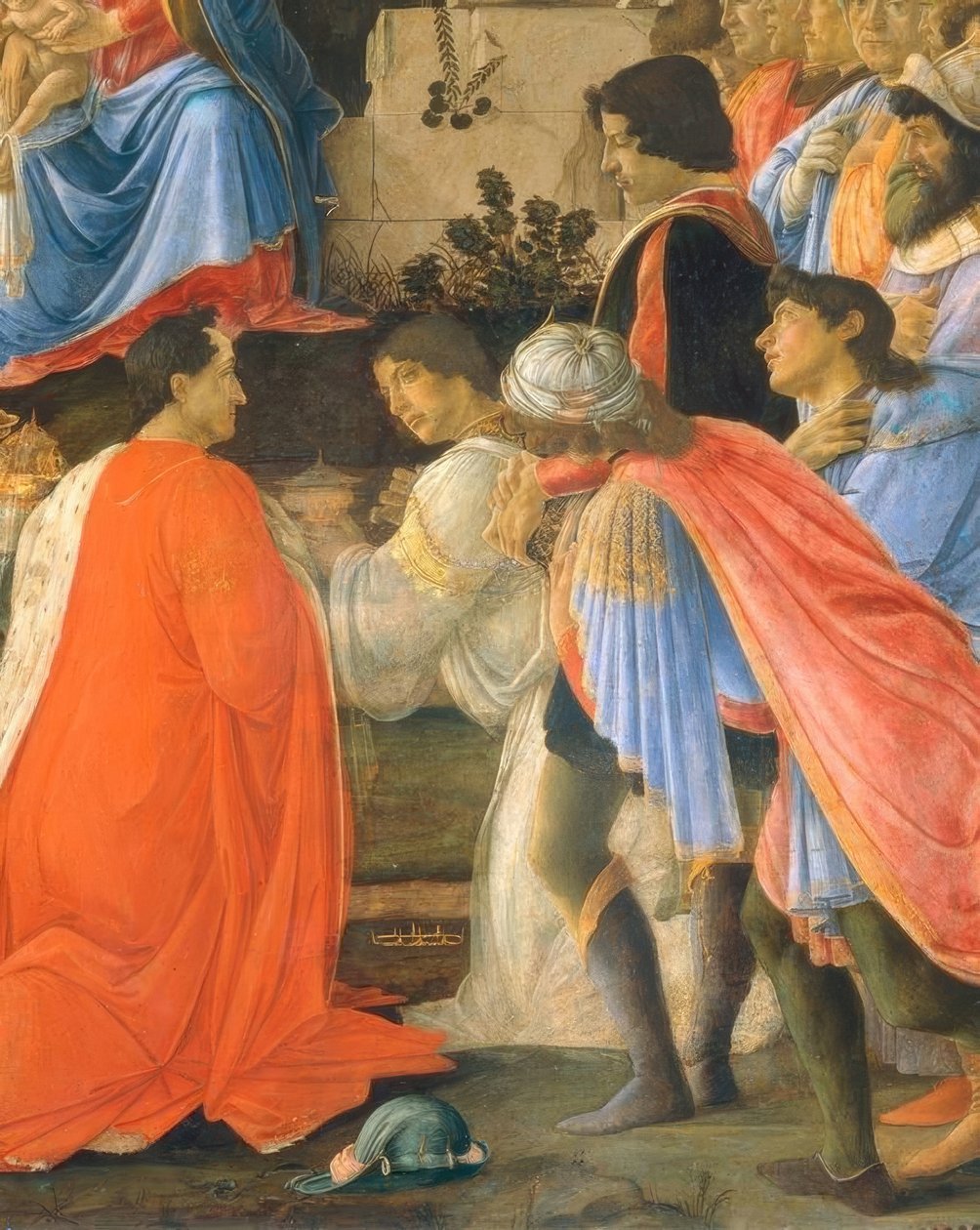 Tilbedelse av magiene av Sandro Botticelli