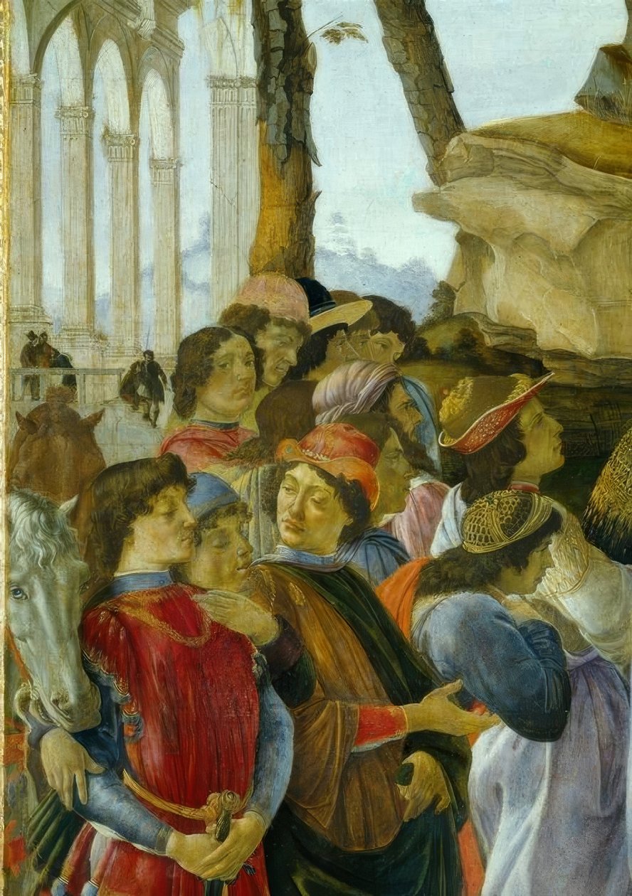 Tilbedelse av magiene av Sandro Botticelli