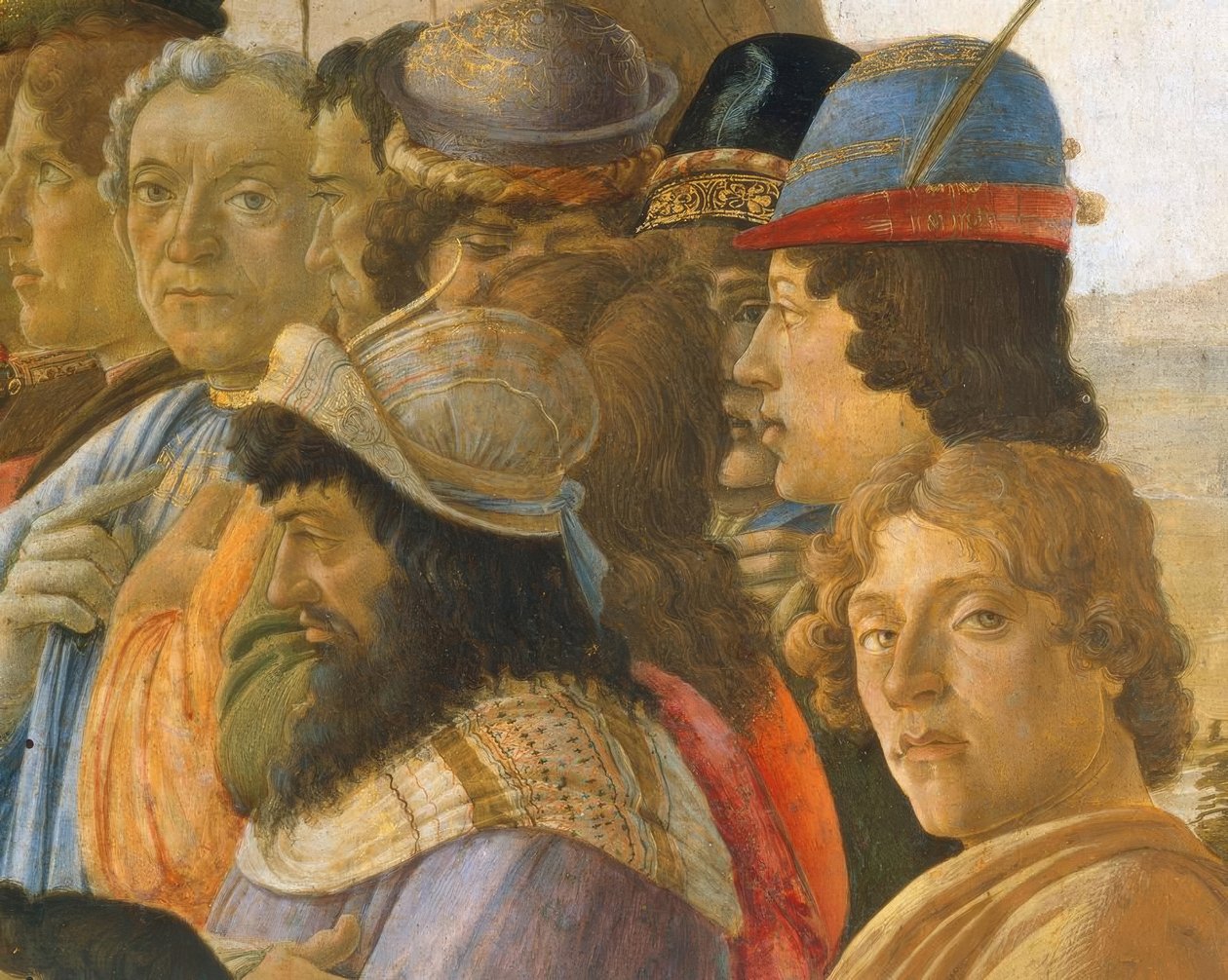 Tilbedelse av magiene av Sandro Botticelli