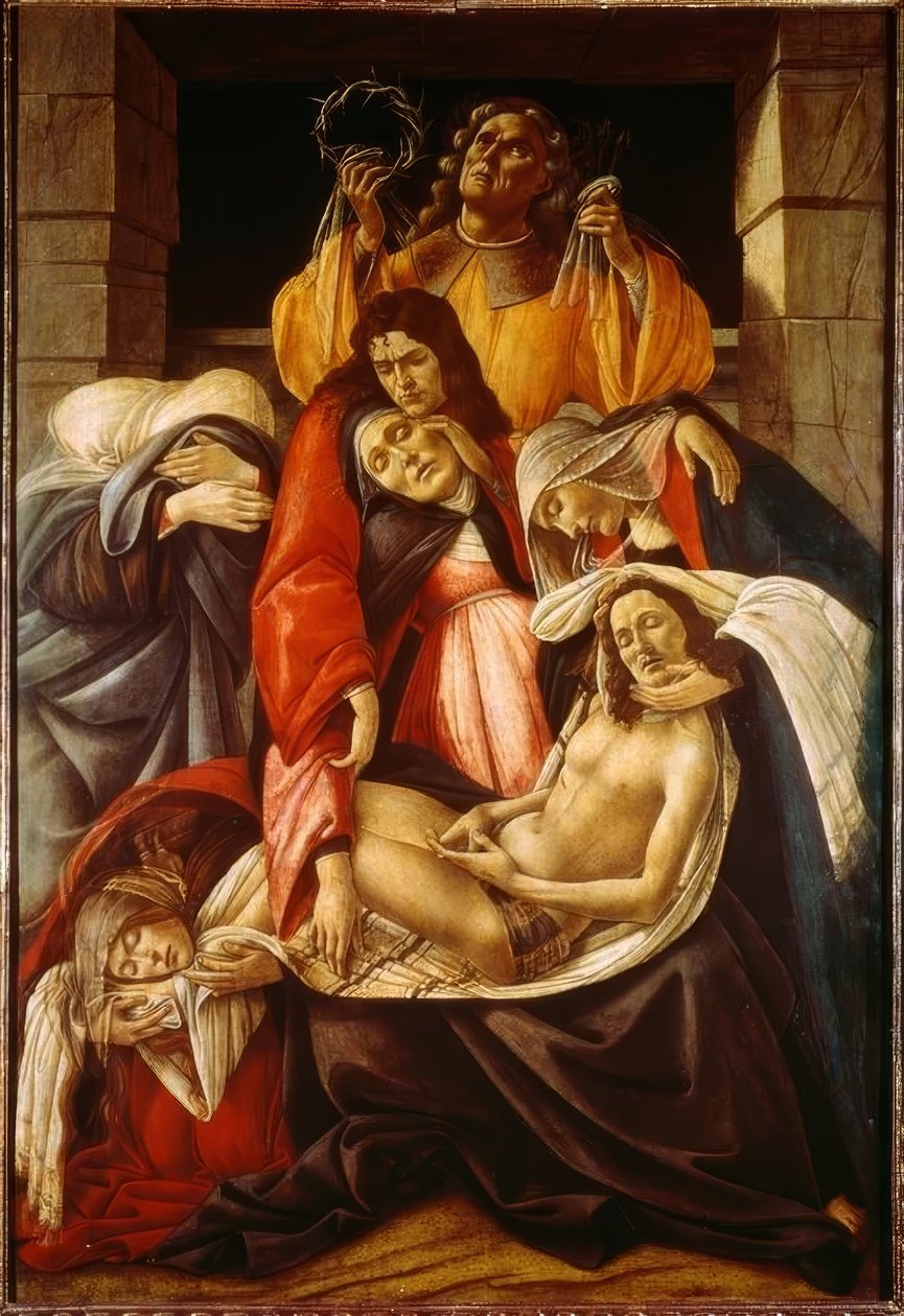 Kristi klagesang av Sandro Botticelli